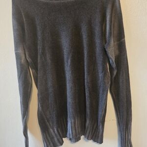 Marika Charles Charcoal Cashmere Sweater, Size 3